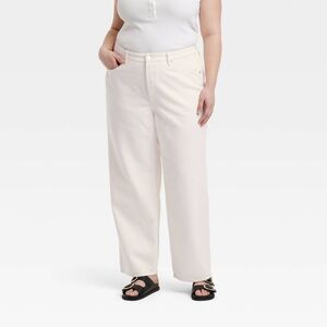 Universal Thread - Women's Mid-Rise 90's Baggy Jeans - Universal Thre White